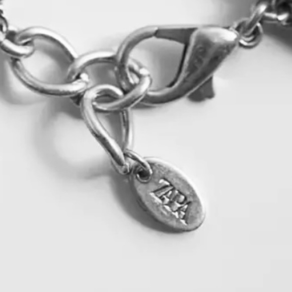 Leafy FA Pearl Ball Charm on Chain Choker Necklace Silver Lobster Clasp - Picture 11 of 11